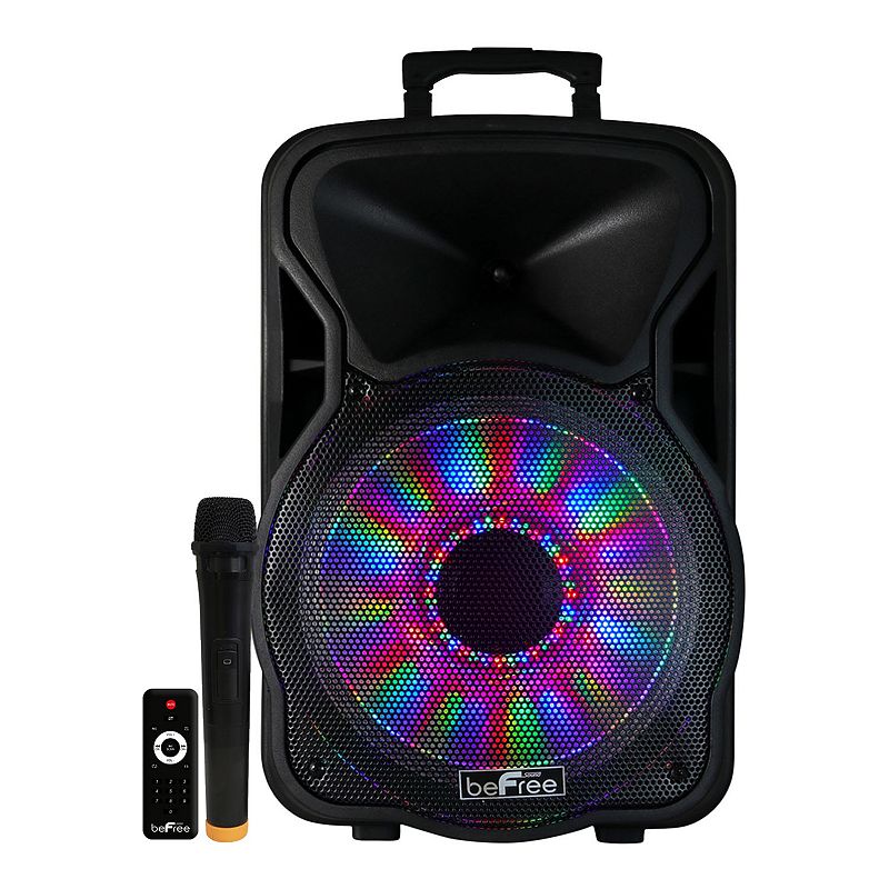 beFree Sound 12-Inch 2500 Watt Bluetooth Rechargeable Portable Party PA Spe