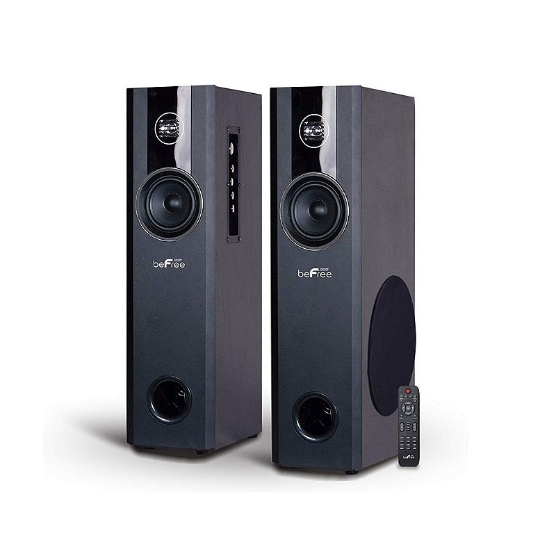 beFree Sound 2.1 Channel Home Theater Bluetooth Powered Double Tower Speake
