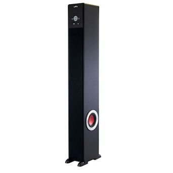 beFree Sound Bluetooth Powered 90 watt Tower Speaker with Subwoofer & Optical Input