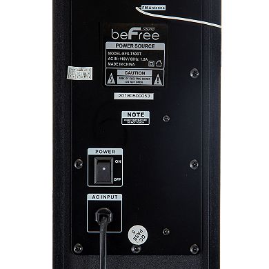 Bluetooth Powered 90 Watt Tower Speaker with Subwoofer & Optical Input