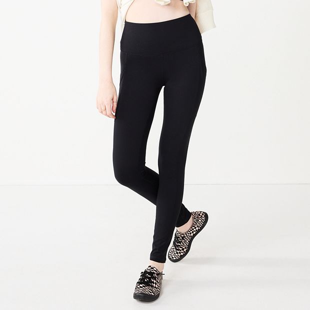 Juniors SO® Sporty High-Rise Leggings with Pockets
