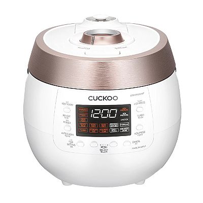 CUCKOO 6-Cup Twin Heating Pressure Rice Cooker