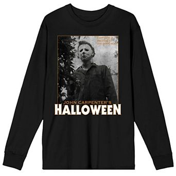 Men's John Carpenters Halloween Long Sleeve Graphic Tee