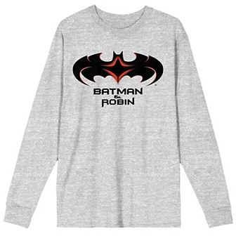 Men's Batman & Robin 1997 Logo Long Sleeve Tee