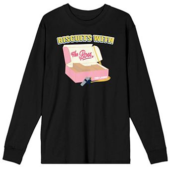 Men's Ted Lasso Biscuits Long Sleeve Graphic Tee