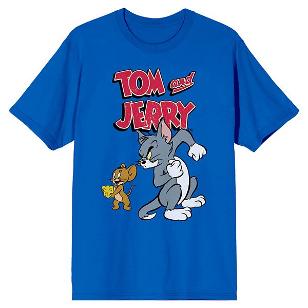 Tom & Jerry Tom and Jerry Men's Baseball Jersey, Sizes S-2xl, Size: Small, Beige
