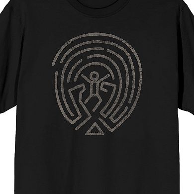 Men's Westworld Maze Line Art Tee