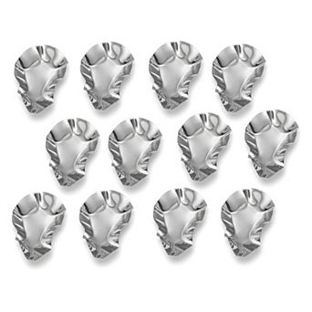 Outset 12 pc Stainless Steel Grillable Oyster Shell Set