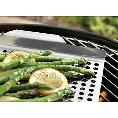 Outset Large Stainless Steel Grill Grid with Handles