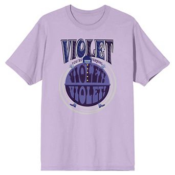 Men's Willy Wonka Violet Tee