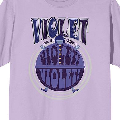 Men's Willy Wonka Violet Tee