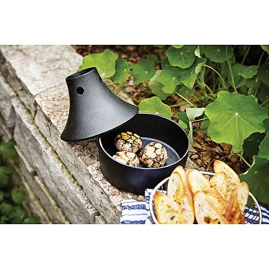 Outset Cast-Iron Beer Can Chicken Holder & Flavor Infuser