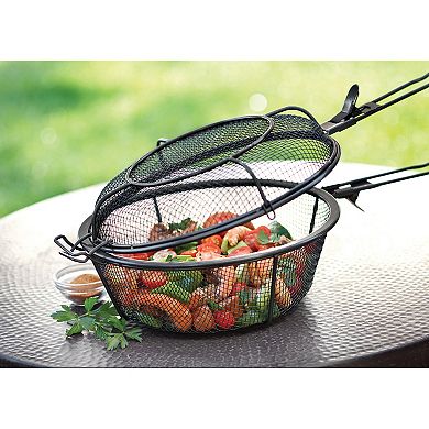 Outset Chef's Jumbo Outdoor Grill Basket & Skillet