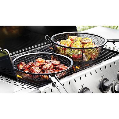 Outset Chef's Jumbo Outdoor Grill Basket & Skillet