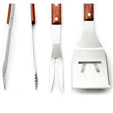 Outset Rosewood Collection 3-pc. BBQ Tool Set