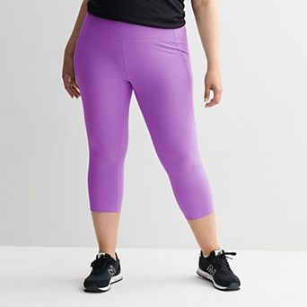 Plus Size Tek Gear® Ultrastretch Pocket High-Waisted Capri Leggings