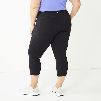 Plus Size Tek Gear® Ultrastretch Pocket High-Waisted Capri Leggings