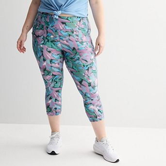 Plus Size Tek Gear® Ultrastretch Pocket High-Waisted Capri Leggings