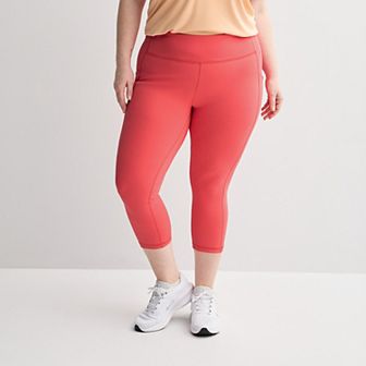 Plus Size Tek Gear® Ultrastretch Pocket High-Waisted Capri Leggings