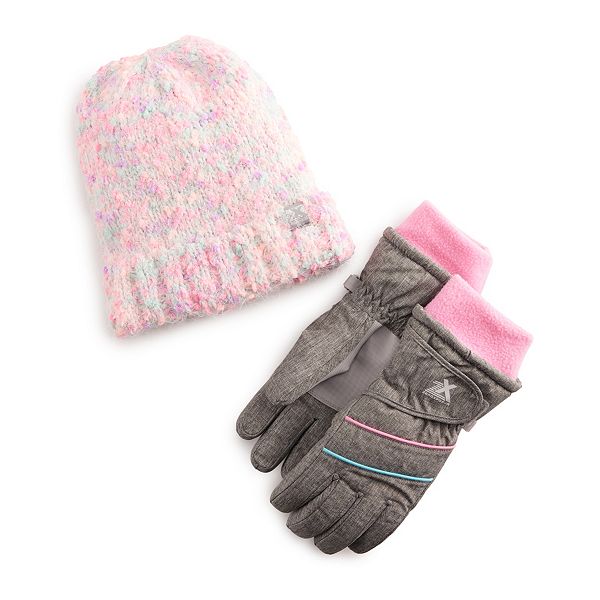 Girls ZeroXposur Cher Beanie & Gloves Set