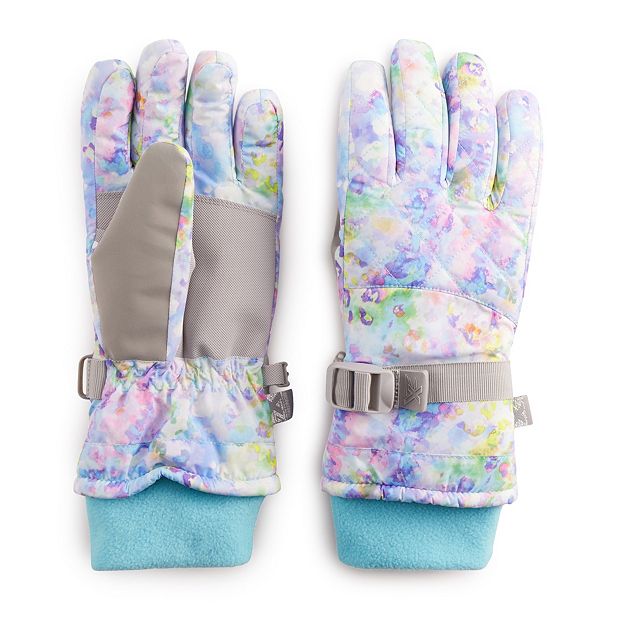 Girls hot sale snow gloves