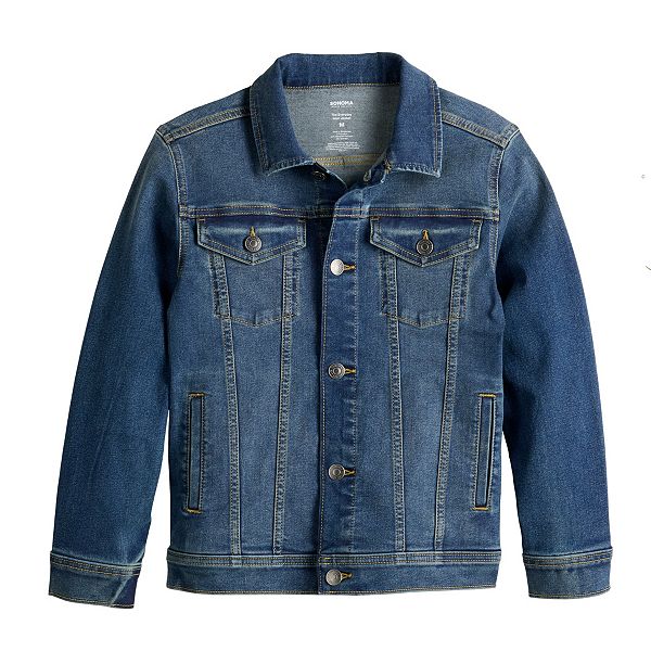 Kohls jean deals jacket mens