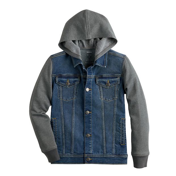 Kohls jean best sale jacket mens