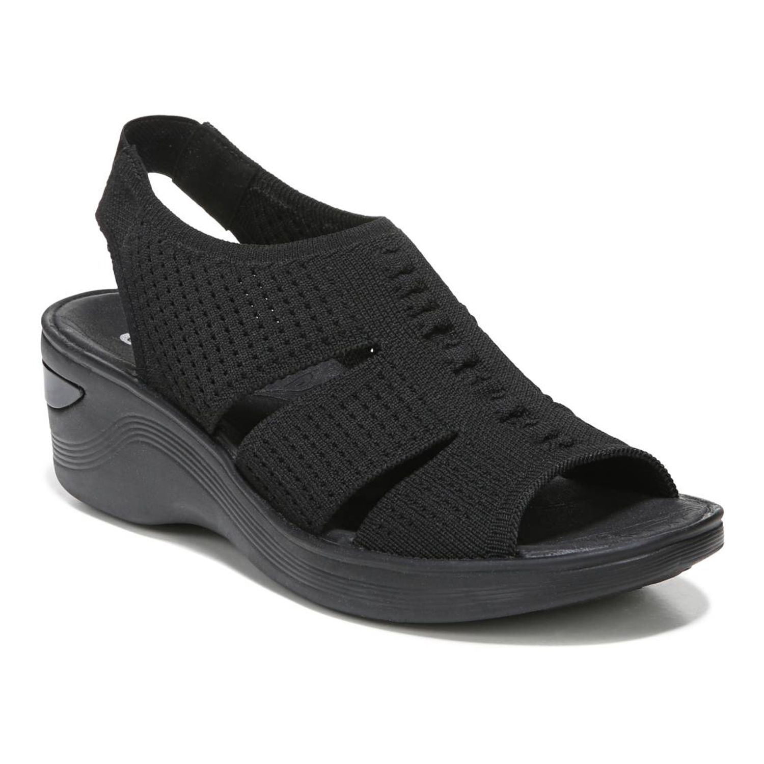 Bzees Double Up Women's Slingback Wedge Sandals