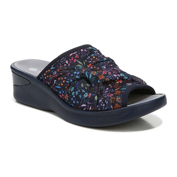 Bzees Smile II Women's Wedge Slide Sandals