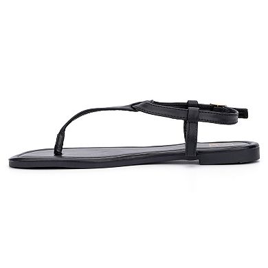 New York & Company Katie Women's T-Strap Sandals