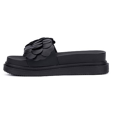 New York & Company Camilia Women's Platform Slides