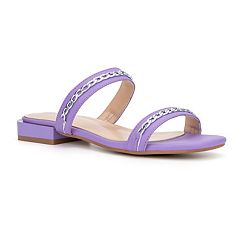 New York & Company Women's Katie T-Strap Sandals