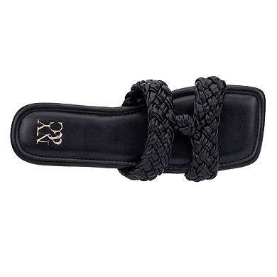New York & Company Berta Women's Braided Slide Sandals