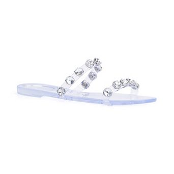 New York & Company Chava Women's Gem Jelly Sandals