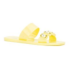 Kohls yellow sandals cheap