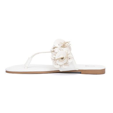 New York & Company Liana Women's Flower Sandals