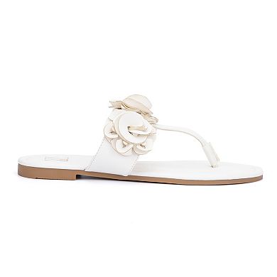 New York & Company Liana Women's Flower Sandals