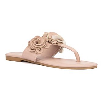 New York & Company Liana Women's Flower Sandals