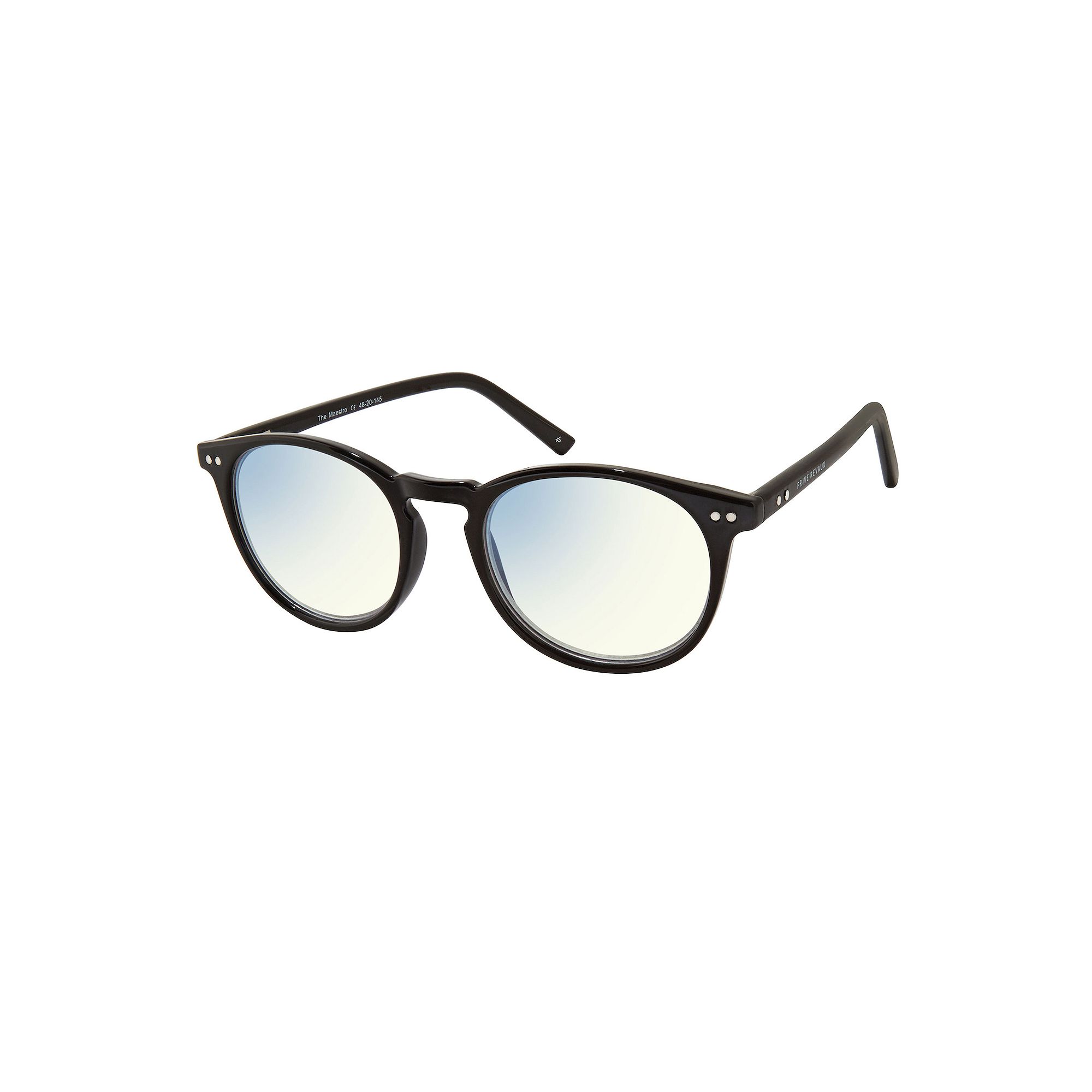 PRIVE REVAUX The Maestro Reading Glasses, Size: 0, Black Black