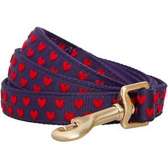 Blueberry Pet Velvety Heart Flocking Dog Leash