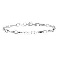 14k white deals gold bracelet womens