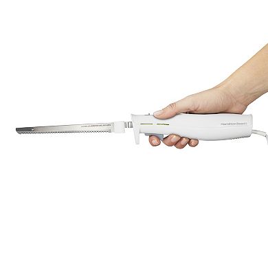 Hamilton Beach Electric Knife Carving Set with Storage Case