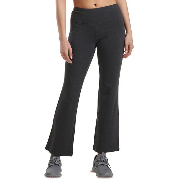 Spalding Women's Bootleg Yoga Pant, Black, Small