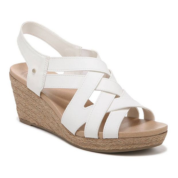 Dr. Scholl s Everlasting Women s Wedge Sandals Size 8 White