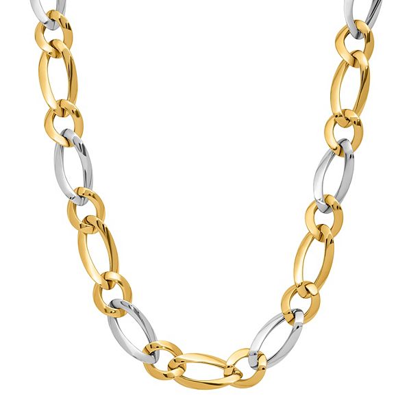 Two Tone 14k Gold Necklace