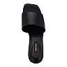 nine west oklee platform slide sandals