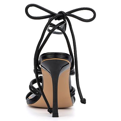 New York & Company Christa Women's Ankle Wrap Dress Sandals