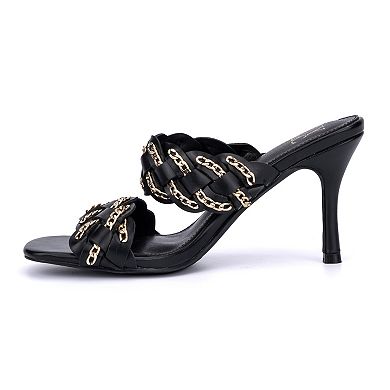 New York & Company Courtney Women's Slide Dress Sandals