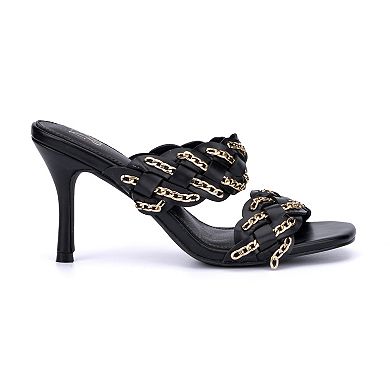 New York & Company Courtney Women's Slide Dress Sandals