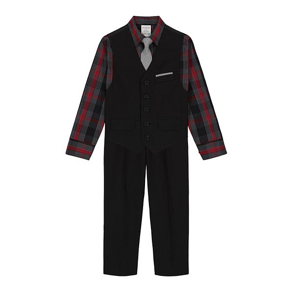 vans pants kids red